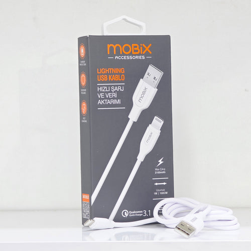 ( 10 adet ) 3.1A Usb şarj ve veri aktarım kablo 1 metre MBX