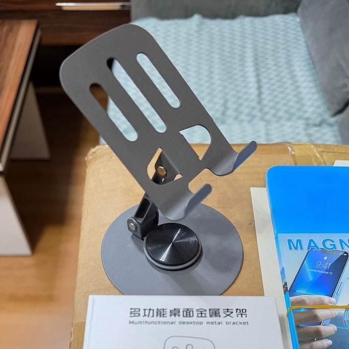 ( 5 adet ) Masa üstü metal 360 derece döner telefon standı İVO