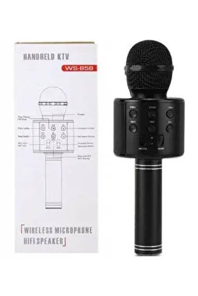 ( 5 adet ) Karaoke mikrofonlu bluetooth aux usb hafıza kart destekli hoperlör POLYGOLD