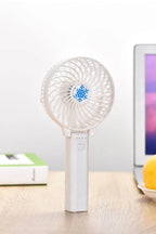 Şarj edilebilir mini el fanı | 3 kademeli hız, katlanabilir tasarım, usb’li taşınabilir fan vantilatör TEKNOİST