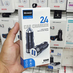 2.4A Çift USB Girişli Hızlı Araç Şarj Cihazı ÖZEL