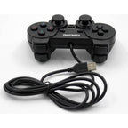 Usb girişli kablolu gamepad joystick titreşimli analog oyun kolu bilgisayar ve pc için CARBON