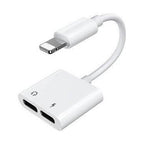 Lightning 2in1 çoğaltıcı kulaklık ve şarj dönüştürücü