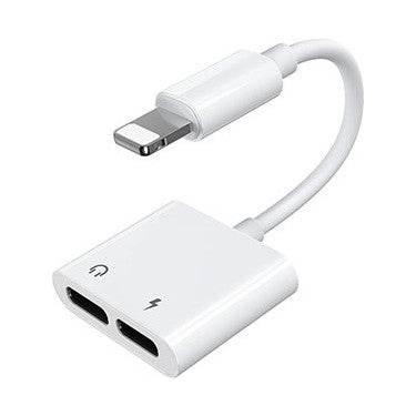 Lightning 2in1 çoğaltıcı kulaklık ve şarj dönüştürücü