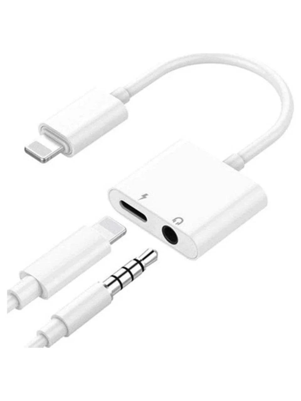 Lightning 2si1 lightning ve 3,5mm jak 2li dönüştürücü