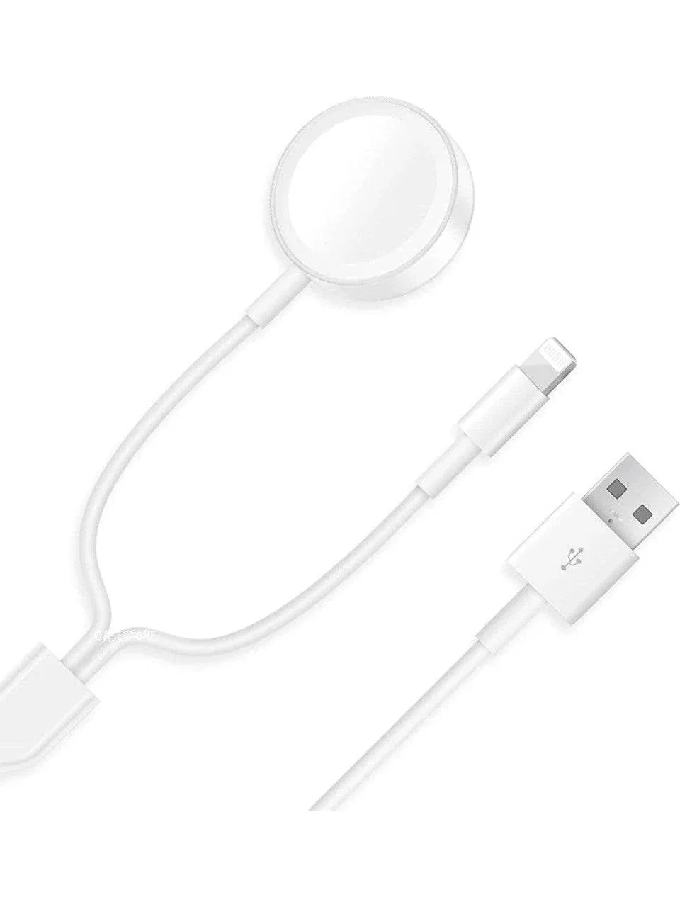 2si1 arada usb girişli lightning ve watch şarj etme kablosu