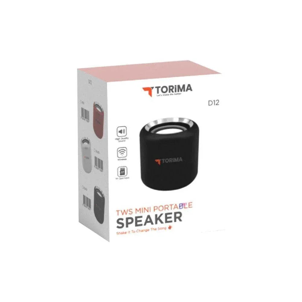 Mini portable hoparlör yüksek ses kalitesi kablosuz tf kart destekli d12 TORİMA