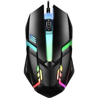 Usb girişli rgb ışıklı kablolu oyuncu mouse x1