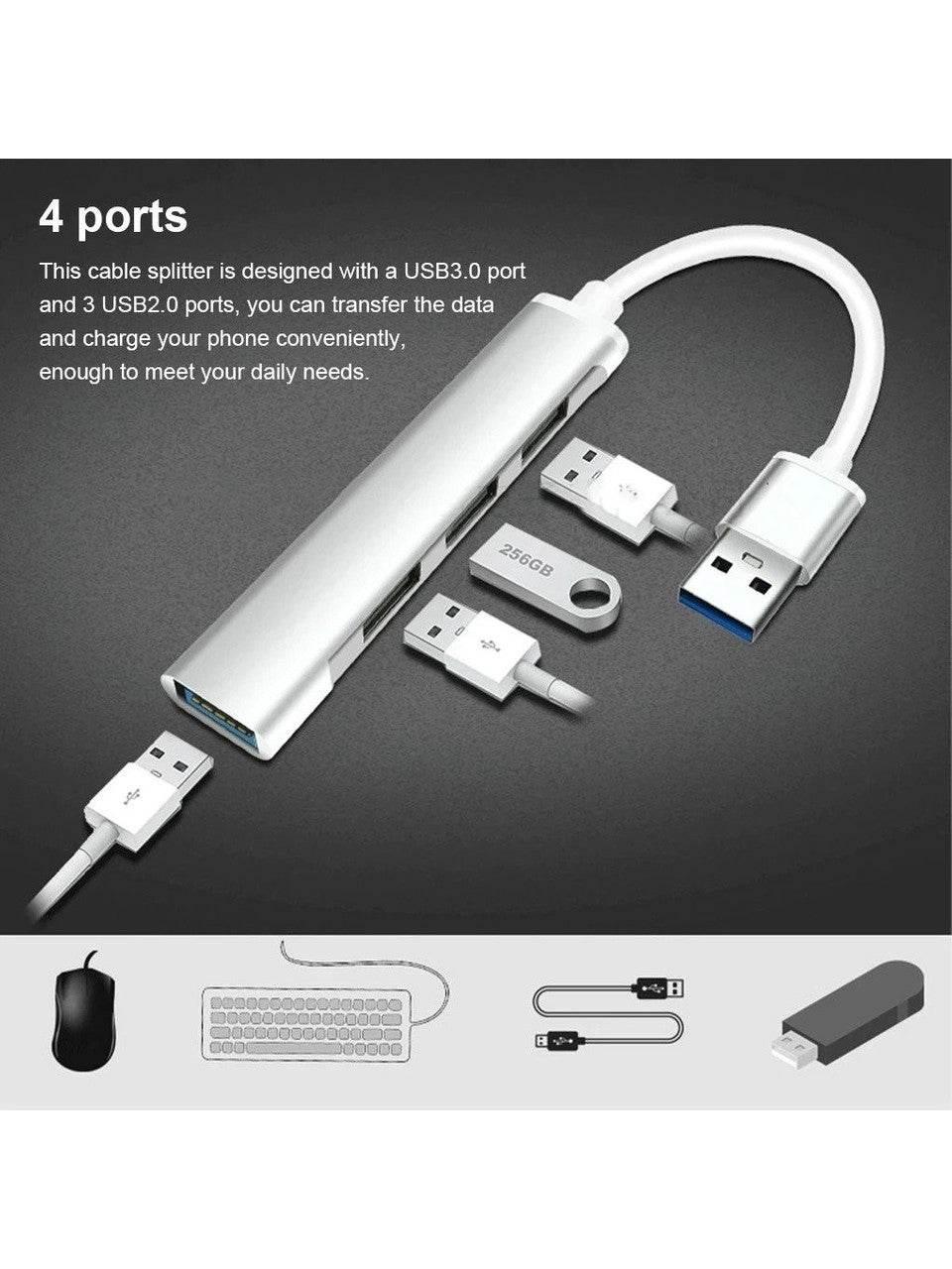 Usb girişli 4ü1 arada usb hub çoğaltıcı jh-113 OSMANABİ
