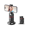 P02 360° akıllı gimbal sabitleyici | aı yüz takipli, kumandalı, kameralı, masaüstü tripod standlı, otomatik döner