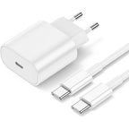 25w/35w typec çıkışlı başlık ve typec to typec kablo yeni nesil şarj seti
