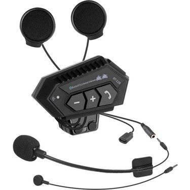 Universal su geçirmez kask interkom mikrofonlu bluetooth kulaklığı bt-12b