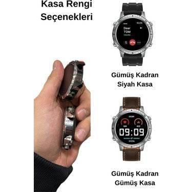 HK29 Hero Amoled Ekran Yuvarlak Akıllı Saat Navigasyon Bluetooth Çağrı Android Ios Uyumlu Saat WEARFİT