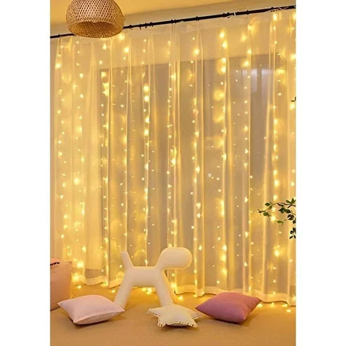 3 metre 10*30 ledli perde led kanca asmalı ışık yılbaşı led ışık dekor lambası yılbaşı ağacı ışığı organizasyon led ışık Kumandalı 3 metre*10 şerit (her şerit 3 metre 30 led) PRİZ girişli - G5F TEKNOİST