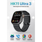 Hk 11 ultra3 amoled 49mm 2,02inç ios android uyumlu akıllı saat WEARFİT