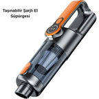 ST-126PlusMax 22.000PA Yüksek Emiş Güçlü Kablosuz Şarjlı Araç ve Ev Tipi Taşınabilir Vakumlu El Süpürgesi (Type-C Hızlı Şarj) LENSUN