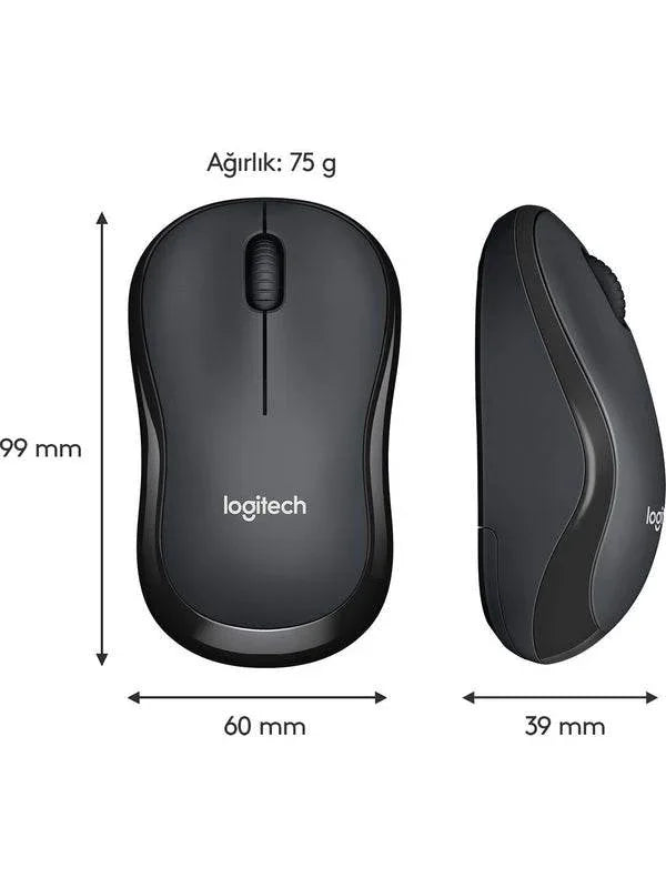 Logitech m220 sessiz tıklama özellikli 18 ay pil ömürlü kablosuz bluetooth mouse ENS