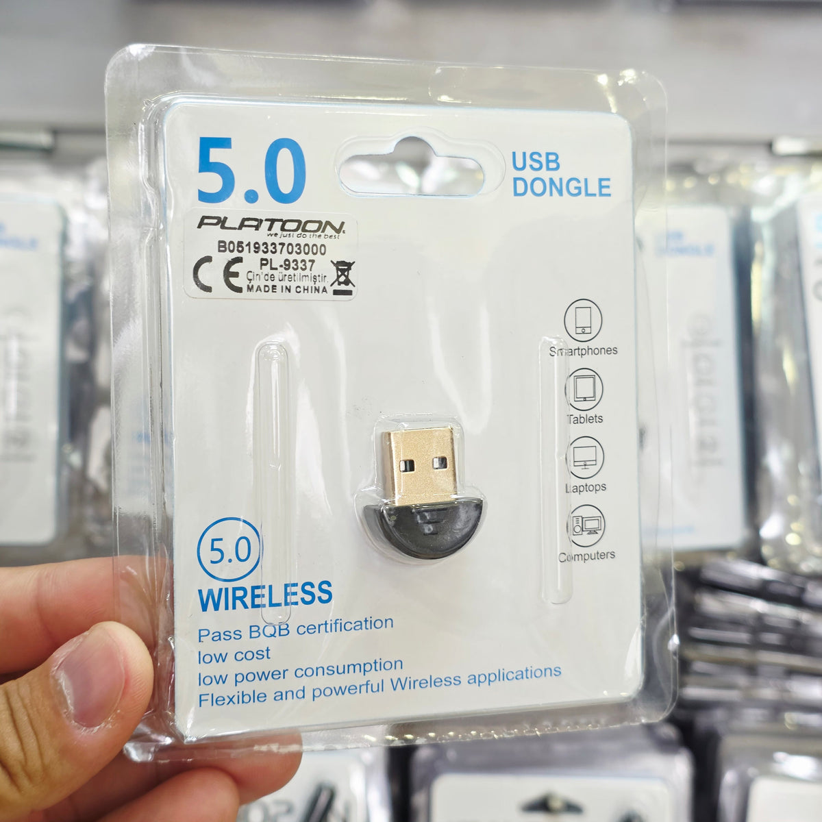 Mini USB Bluetooth 5.0 Dönüştürücü Adaptör Dongle Platoon
