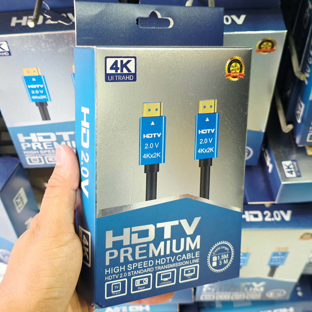Premium Ultra HD 4K HDMI Kablo 2.0v Yüksek Hızlı Altın Uçlu AKPA