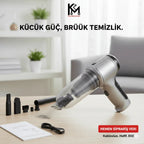 Araba için Mini Elektrikli Süpürge 19000Pa Güçlü 3 kademeli Motor Kablosuz El Vakumu Yüksek Güç ve Tip-C ile Taşınabilir Araba Süpürgesi Basınçlı Hava Silgi Klavye Temizleyici WEARFİT