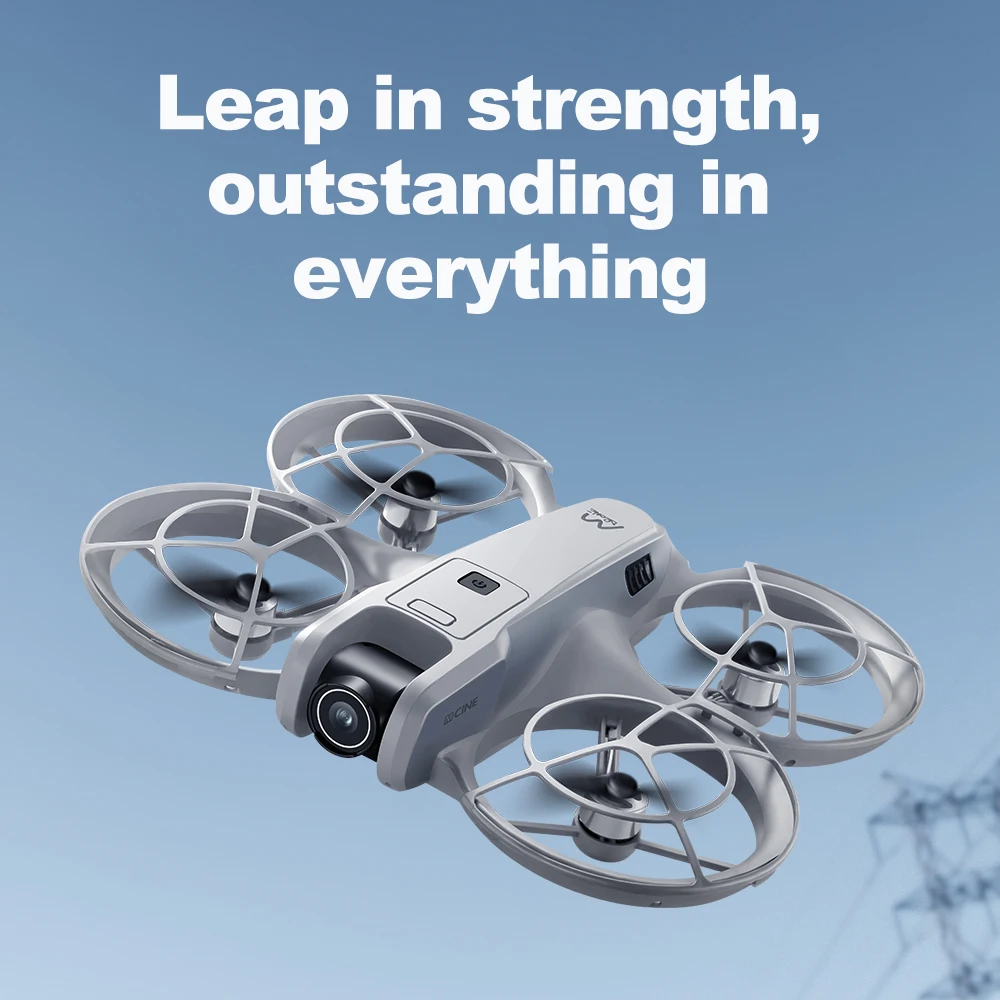 M-Cine Mini Drone - Fırçasız (Brushless) Motorlu, Çift Kameralı Sinematik FPV Drone (Engel Sensörlü & Stabil Uçuş) Harvox