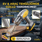 Castu Cs62 Plus Max 20000Pa Yüksek Emişli Kablosuz Şarjlı El Süpürgesi - 48000RPM Motorlu Çok Amaçlı Üfleme ve Şarjlı Süpürge LENSUN