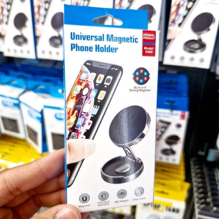 Mıknatıslı katlanabilir metal araç içi telefon tutucu | torpidoya monte edilebilir, ayarlanabilir açılı, tüm telefonlarla uyumlu h500 TEKNOİST