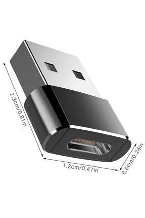 ( 10 Adet ) Usb to typec girişi şarj ve veri aktarım dönüştürücü otg aparat TEKNOİST
