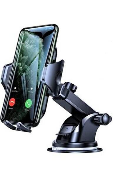 Torpidoya koyulan vakumlu 360 derece ayarlanabilir uzayabilir araç içi telefon tutucusu MİLANO