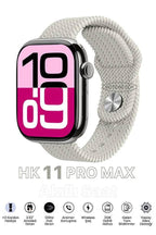 Hk11 pro max amoled ekranlı 45mm çift kordonlu ios android uyumlu akıllı saat WEARFİT