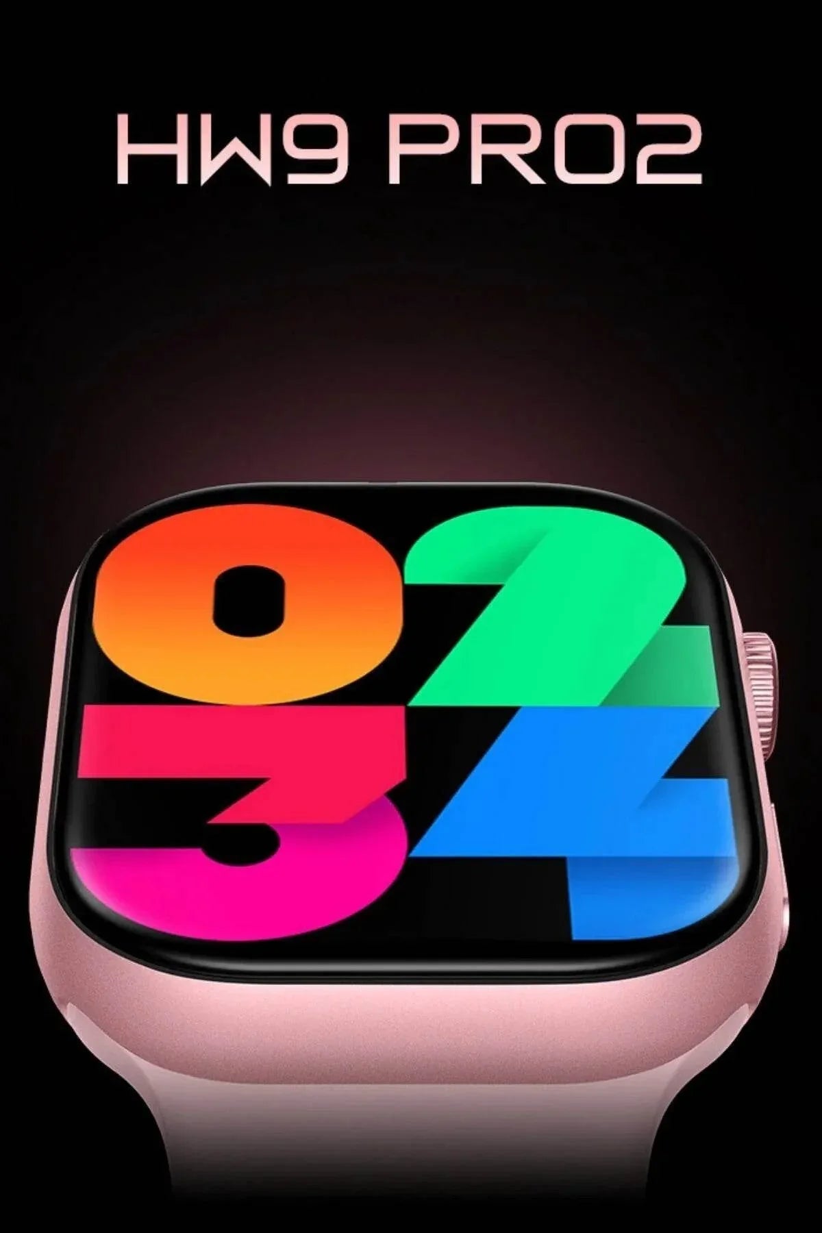Hw9 pro2 amoled ekranlı 45mm anahtarlık hediyeli ios android uyumlu akıllı saat WEARFİT