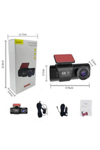 WİFİ çift ön arka 4K Araç içi Güvenlik Kamerası + Park Modu Kablosu Çift Kamera Kayıt Cihazı GPS Gece Görüşü mikrofonlu dash cam - G5V WEARFİT