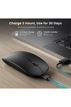 ( 5 adet ) Ofis tarzı ince kablosuz mouse 2,4g ve bluetooth typec şarj edilebilir hız ayarlama tuşlu rgb ışıklı m8 İVO