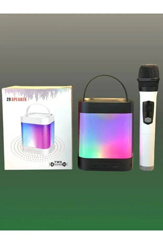 Z9 speaker mikrofonlu tws radyolu aramalı sd kart/usb destekli bluetooth hoparlör TELETEK