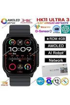 Hk 11 ultra3 amoled 49mm 2,02inç ios android uyumlu akıllı saat WEARFİT