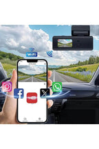 F8 4K Ultra Hd Ekranlı Ön Kamera Video Kaydedici Araç Kamerası Wi-Fi, IR Gece Görüşü, APP Kontrol DashCam WEARFİT