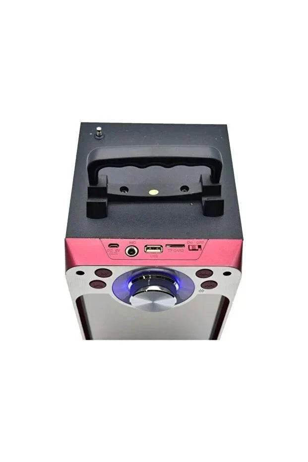 Kbroad kts-882s bluetooth hoparlör | kablosuz mikrofonlu, yüksek ses, taşınabilir karaoke partisi hoparlörü TEKNOİST