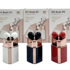 Hit buds r9 5,2v kulak içi mikrofonlu, kızlar için ruj şekli bluetooth kulaklık TELETEK