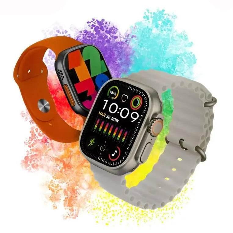 Hw ultra mini 2 41mm 1,75inç ekranlı 7 kordonlu ios android uyumlu akıllı saat