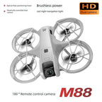 M-Cine Mini Drone - Fırçasız (Brushless) Motorlu, Çift Kameralı Sinematik FPV Drone (Engel Sensörlü & Stabil Uçuş) Harvox