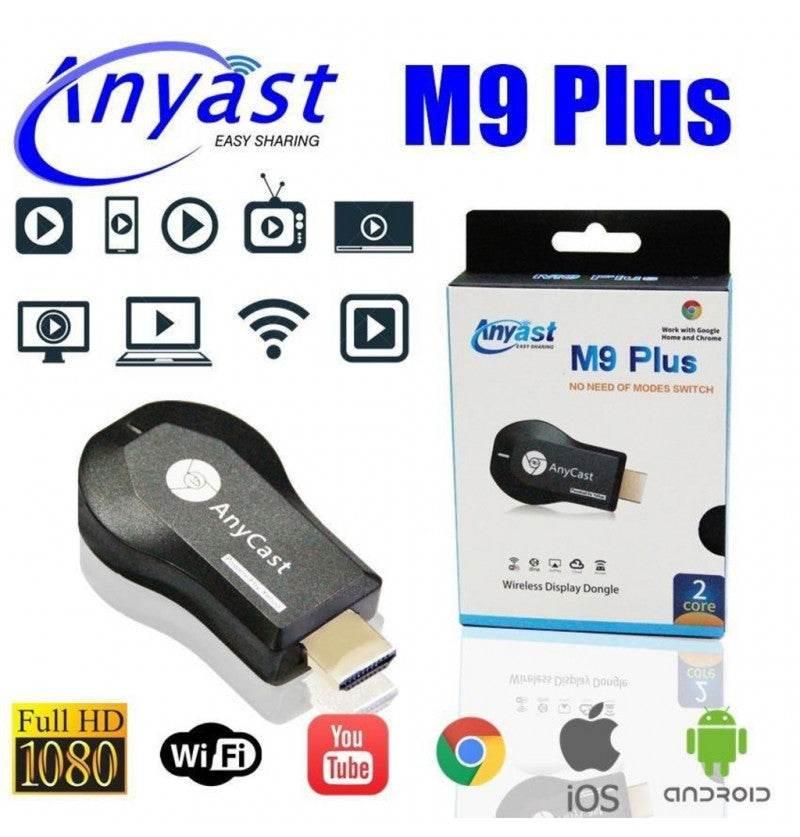 Anycast m9 plus hdmi wifi kablosuz görüntü ve ses aktarıcı SANTRAL HAN