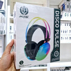Disco pulse rgb ışıklı mikrofonlu anc 10saat pil ömürlü kafa üstü kulaklık pm860 JNUOBİ