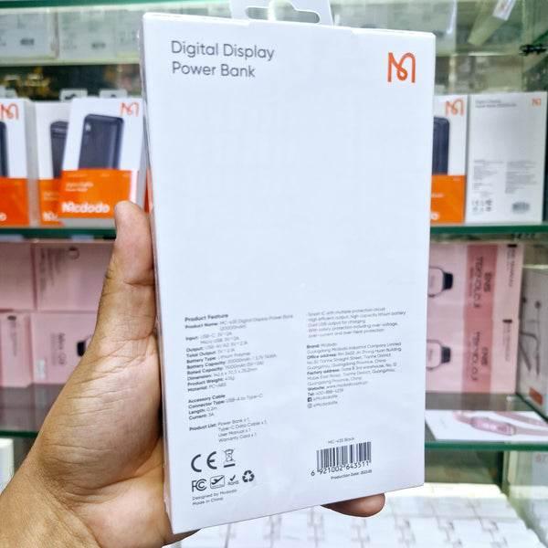 Mcdodo 20000mah dijital ekranlı powerbank - ultra yüksek kapasite mc-435 MCDODO