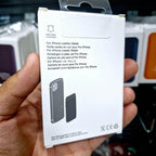 Magsafe uyumlu deri kartlık | telefon arkasına mıknatıslı yapışan cüzdan | iphone ile uyumlu şık ve ince tasarım Baysal