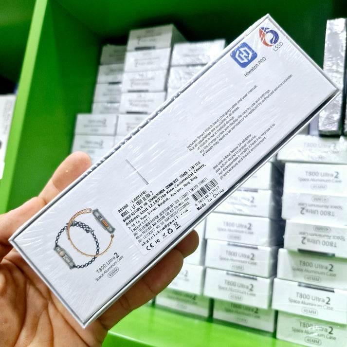 T800 ultra2 49mm 1,99” ekranlı akıllı saat – çift kordon, ios & android uyumlu İVO