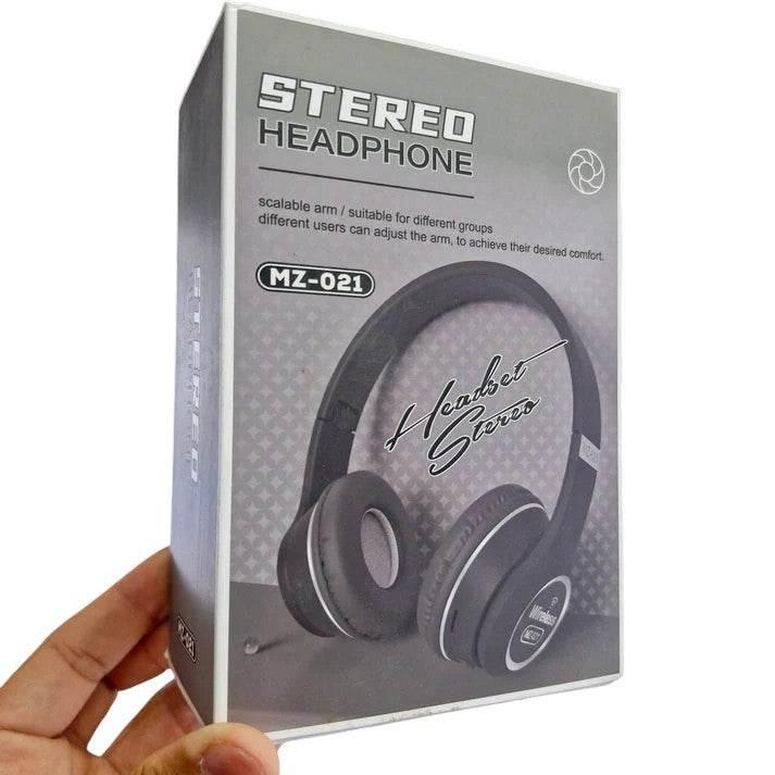 Mz-021 pedli ayarlanabilir boyutlu stereo kafa üstü kulaklık