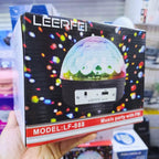 Disco topu kumandalı ışık (mp3 led magic ball) usb sd kart hafıza destekli bluetooth hoperlör LEERFEİ