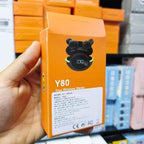 Y80 led ışıklı göstergeli ios android uyumlu 5,0v bluetooth kulaklık LEERFEİ