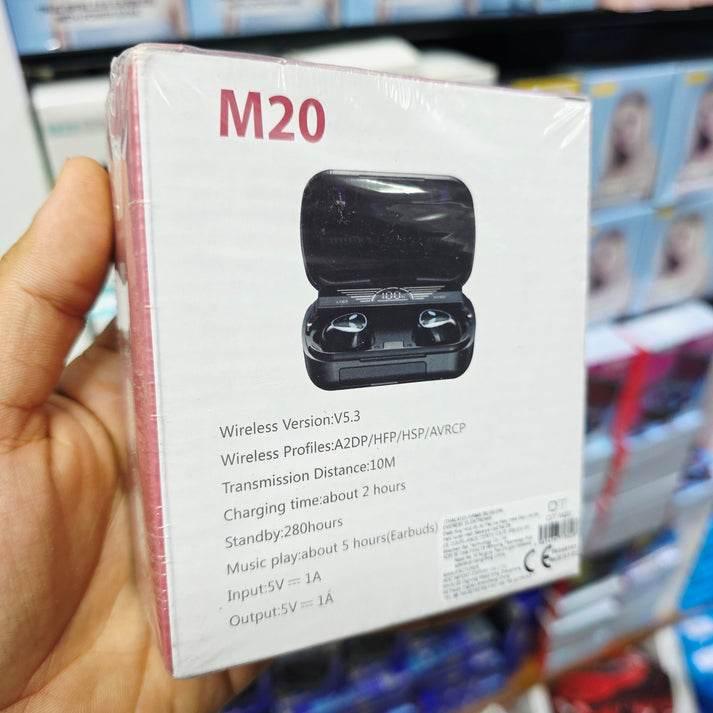 M20 enc özellikli göstergeli dokunmatik ios android uyumlu bluetoth kulaklık LEERFEİ