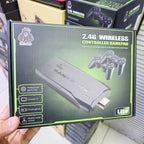 M8 64gb dual pad 4k game stick – 20,000+ oyunlu retro oyun konsolu 2,4g gamepad ROMM